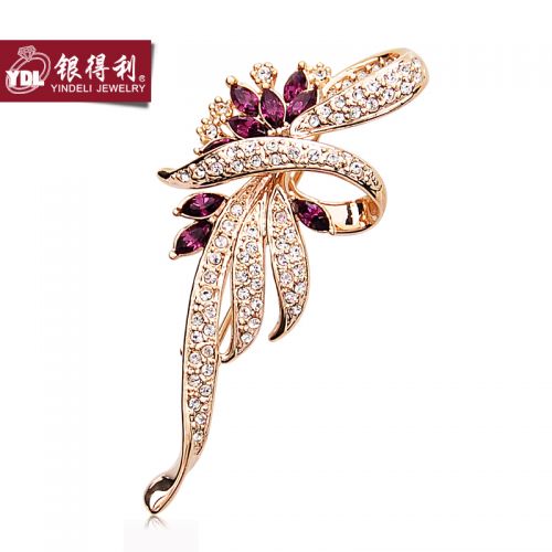 Broche femme en Zircon diamant - Ref 1173424