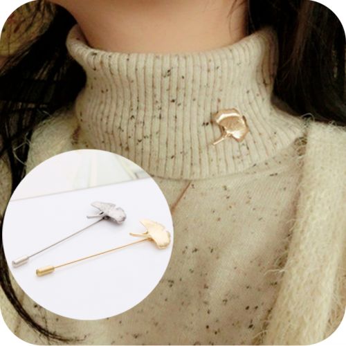 Broche femme en Alliage argent et plaqué or - Ref 1173460