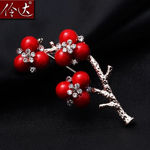 Broche femme LINGLADY en Zircon diamant - Ref 1173462