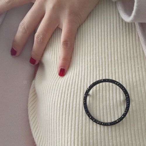 Broche femme en Alliage argent et plaqué or - Ref 1173483