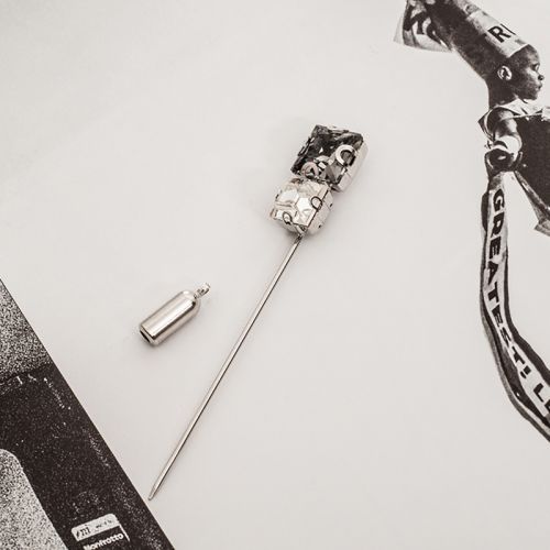 Broche Lovers en Zircon diamant - Ref 1173490