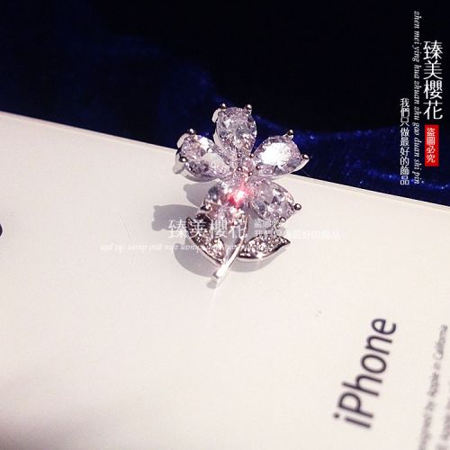 Broche femme en Alliage argent et plaqué or - Ref 1173552