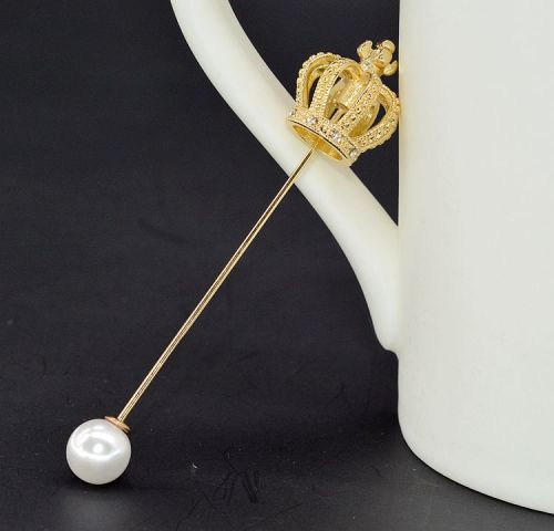 Broche femme en Alliage argent et plaqué or - Ref 1173597