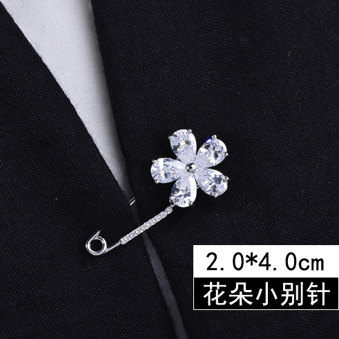 Broche femme en Zircon diamant - Ref 1173627