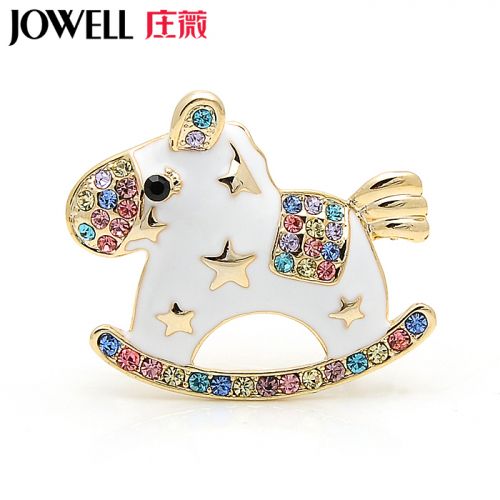 Broche femme en Alliage argent et plaqué or - Ref 1173679