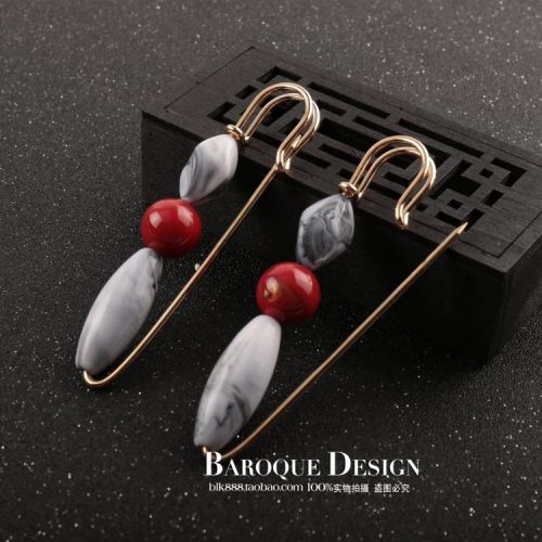 Broche en Alliage argent et plaqué or - Ref 1173698