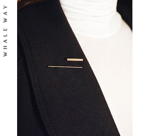 Broche femme en Alliage argent et plaqué or - Ref 1173713