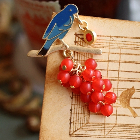 Broche femme en Alliage argent et plaqué or - Ref 1173735