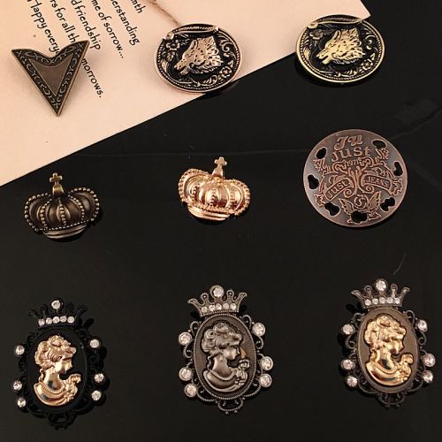 Broche en Alliage argent et plaqué or - Ref 1173841