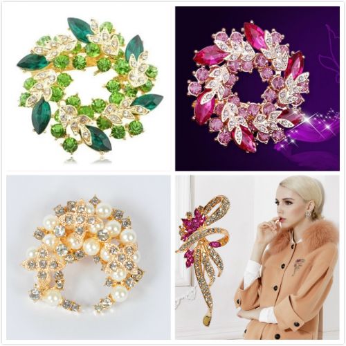 Broche femme en Alliage argent et plaqué or - Ref 1173867