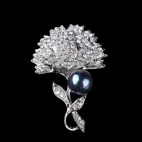 Broche femme en Alliage argent et plaqué or - Ref 1173929