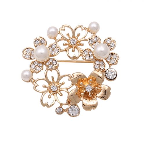 Broche femme en Matériau mixte - Ref 1173991