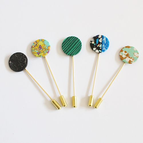 Broche femme en Alliage argent et plaqué or - Ref 1174040