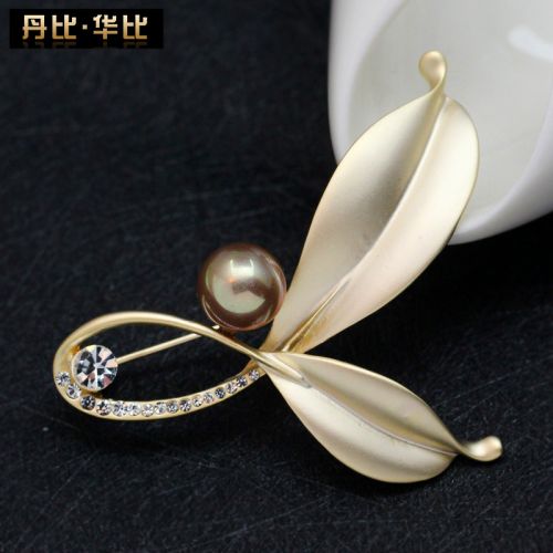 Broche femme en Alliage argent et plaqué or - Ref 1174089