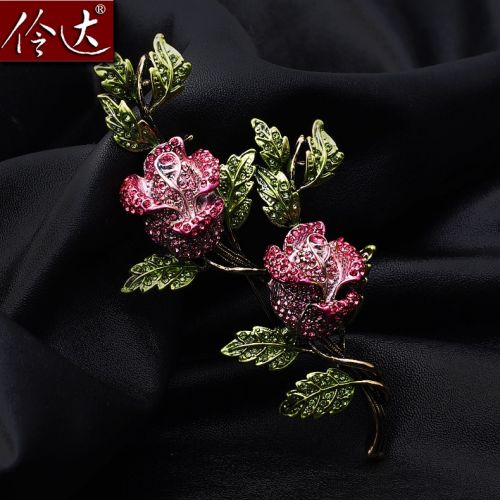 Broche femme LINGLADY en Zircon diamant - Ref 1174109