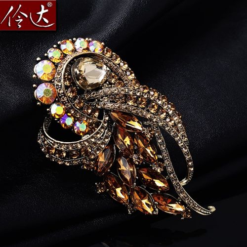 Broche femme LINGLADY en Zircon diamant - Ref 1174139