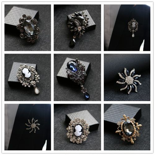 Broche femme en Alliage argent et plaqué or - Ref 1174174