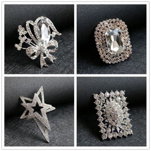 Broche femme en Alliage argent et plaqué or - Ref 1174192