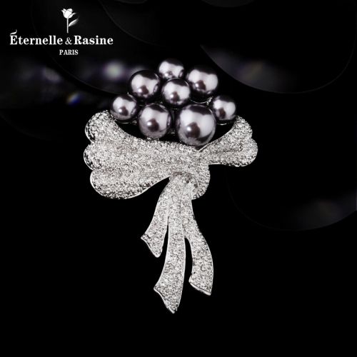 Broche femme ETERNELLE en cristal autrichien - Ref 1174202