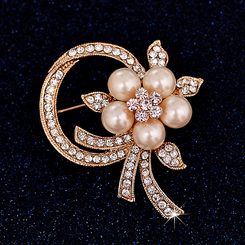 Broche femme en Zircon diamant - Ref 1174210