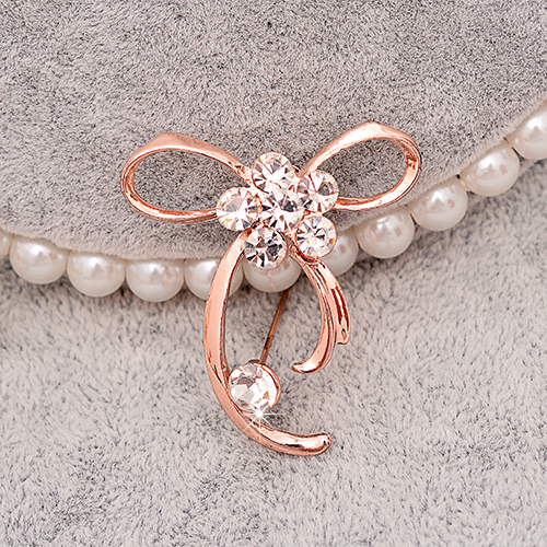 Broche femme en Alliage argent et plaqué or - Ref 1174293