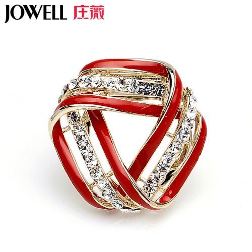 Broche femme en Alliage argent et plaqué or - Ref 1174369