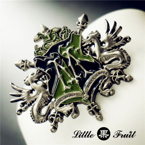 Broche en Alliage argent et plaqué or - Ref 1174375