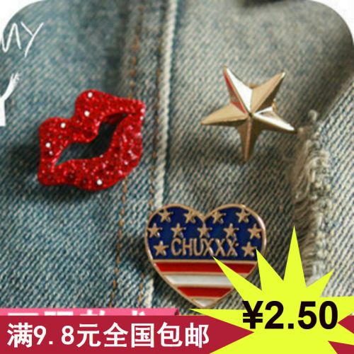 Broche femme en Alliage argent et plaqué or - Ref 1174426