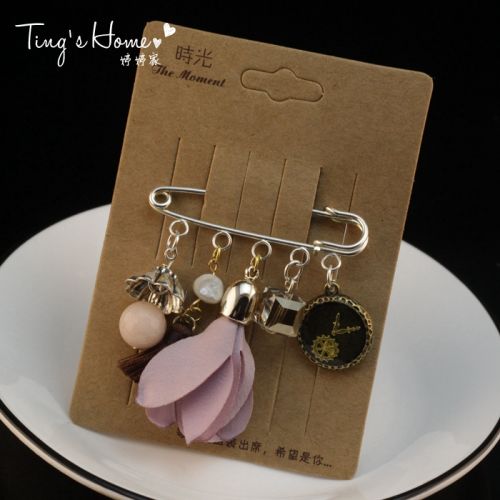 Broche femme en Alliage argent et plaqué or - Ref 1174473