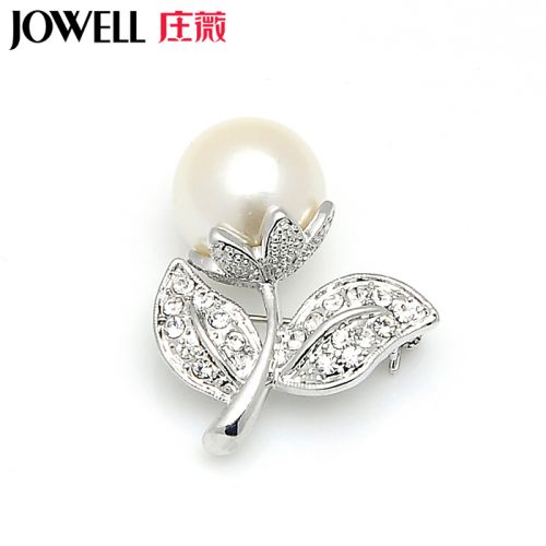 Broche femme en Alliage argent et plaqué or - Ref 1174583