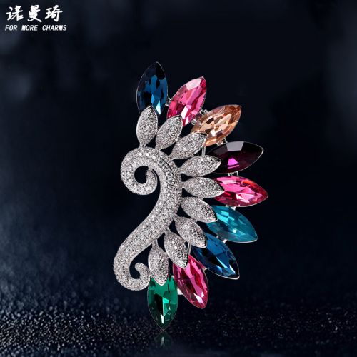 Broche femme en Zircon diamant - Ref 1174590