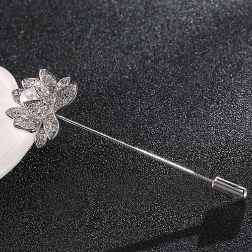 Broche femme en Alliage argent et plaqué or - Ref 1174597