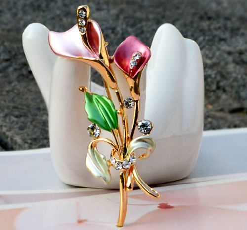 Broche femme en Alliage argent et plaqué or - Ref 1174607