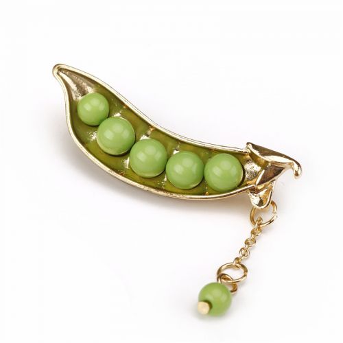 Broche femme en Alliage argent et plaqué or - Ref 1174644