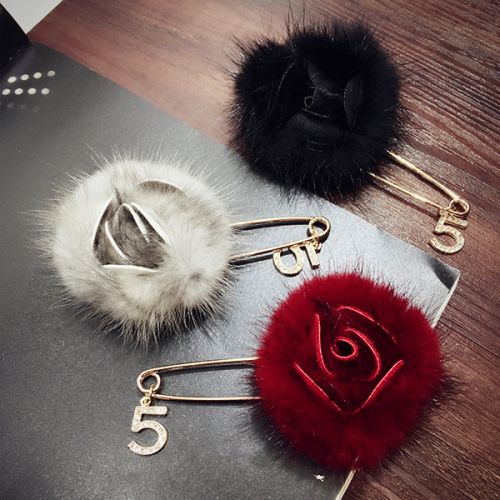 Broche femme en Alliage argent et plaqué or - Ref 1174654