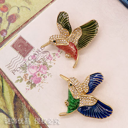 Broche femme en Alliage argent et plaqué or - Ref 1174749