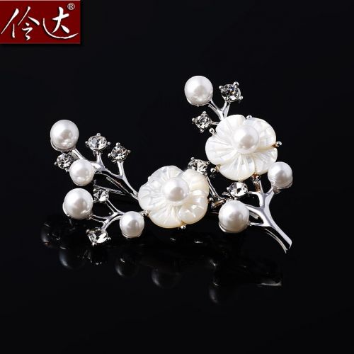 Broche femme LINGLADY en Zircon diamant - Ref 1174845