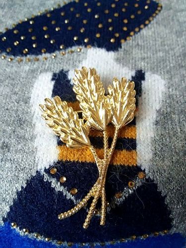 Broche femme en Alliage argent et plaqué or - Ref 1174849