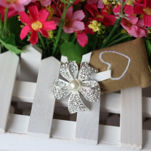 Broche femme en Alliage argent et plaqué or - Ref 1174879