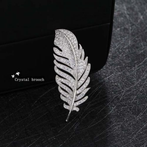 Broche femme en Zircon diamant - Ref 1174881