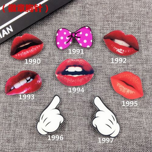 Broche femme en plexiglas - Ref 1174891