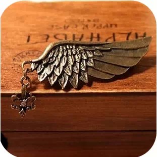 Broche Lovers en Alliage argent et plaqué or - Ref 1174918