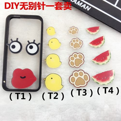 Broche femme en plexiglas - Ref 1174970