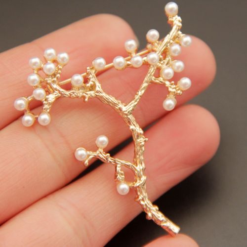 Broche femme en Alliage argent et plaqué or - Ref 1175035