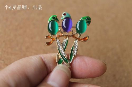 Broche femme en Alliage argent et plaqué or - Ref 1175198