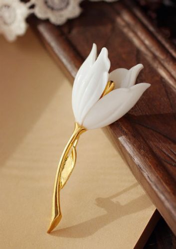 Broche femme en Alliage argent et plaqué or - Ref 1175226