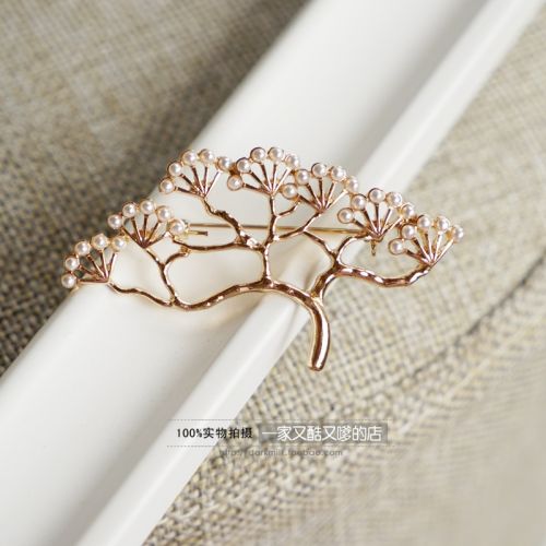 Broche en Alliage argent et plaqué or - Ref 1175233