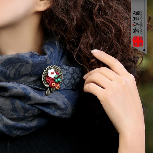 Broche femme en Nacre - Ref 1175344