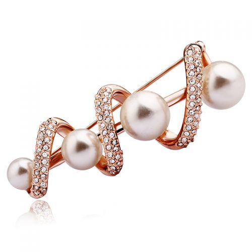 Broche femme NICETER en Nacre - Ref 1175383
