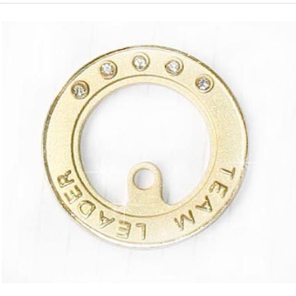 Broche en Alliage argent et plaqué or - Ref 1175411